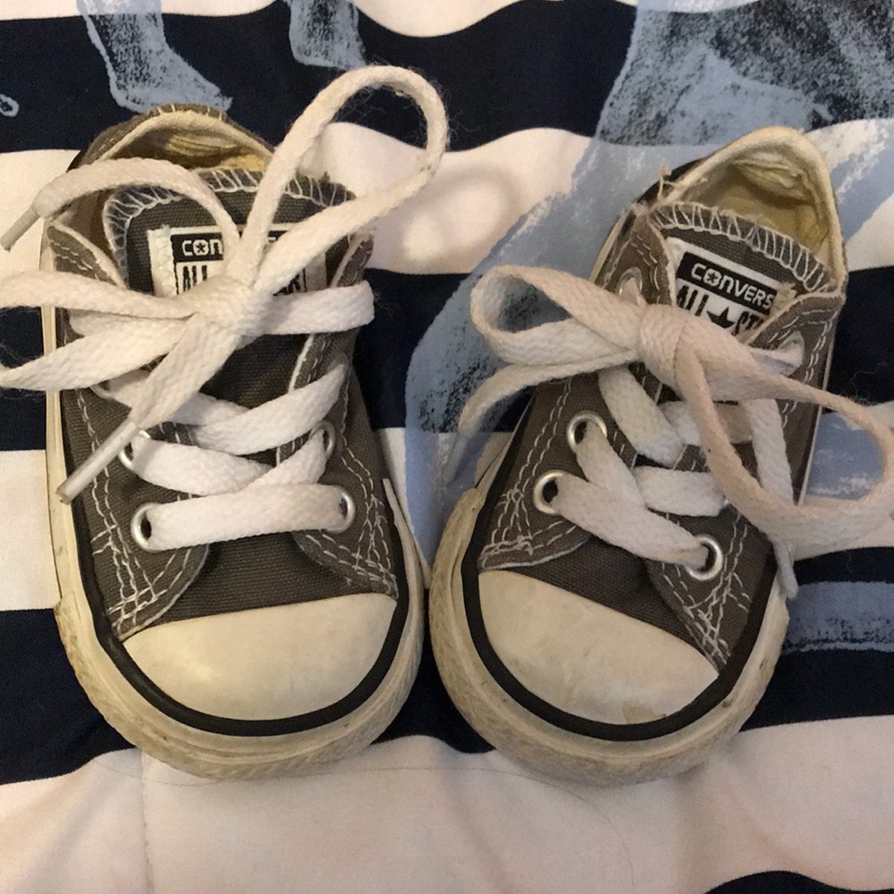 Gray Baby Converse